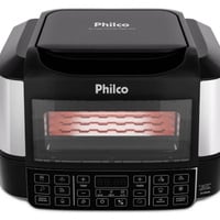 Fritadeira Air Fryer Philco 12L 15 em 1 Maxx Grill Redstone