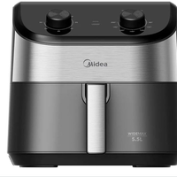 Fritadeira Elétrica Air Fryer Midea 5,5L 110V 1900W – Mecânica Premium