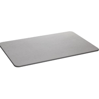 LYOR - Tapete de Pedra Diatomita para Banheiro Cinza