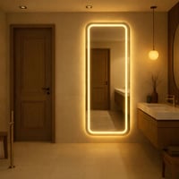 Espelho Retangular EL14 Corpo Inteiro 170cm x 70cm Polido LED