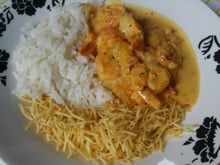 Strogonoff de camarão fácil