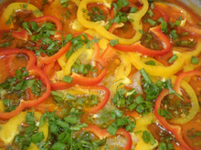 Moqueca de bacalhau de micro-ondas