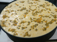 Bolo de mousse de maracujá