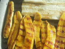 Banana grelhada