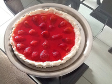 Torta light de frutas