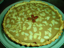 Torta de café com amêndoas light