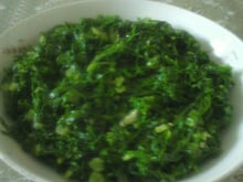 Couve refogada para acompanhar feijoada