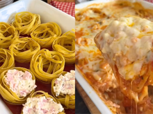 Toda vez que compro macarrão ninho preciso fazer esse macarrão recheado, meus filhos são apaixonados nessa receita