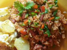 Risoto de calabresa