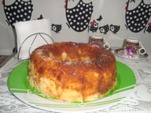 Bolo de banana rápido no micro-ondas