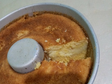 Bolo de fubá cremoso de liquidificador delícia