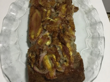 Bolo de banana, tapioca e aveia