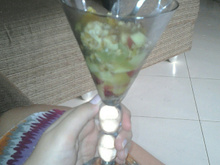 Salada de frutas saudável