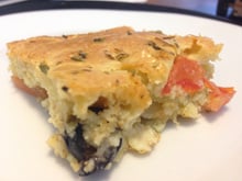 Torta de liquidificador vegetariana sem glúten