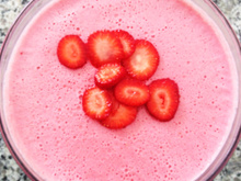 Mousse simples de gelatina