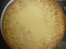 Torta de frango com palmito