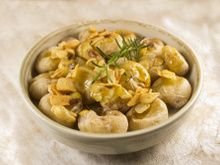 Batata ao murro com alecrim