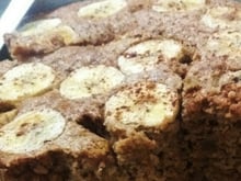 Bolo de banana fit ( sem glúten e sem lactose)