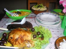 Frango recheado