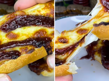 Esse pão Romeu e Julieta de airfryer fica pronto em 5 minutos e derrete na boca