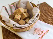 Paçoca com leite condensado