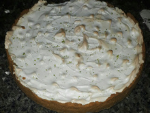 Torta de limão com merengue