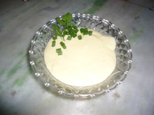 Patê de alho com maionese