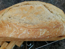 Pão caseiro sem sovar