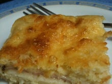 Joelho de tabuleiro (queijo e presunto)