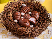 Ovo de páscoa trufado e/ou com marshmallow