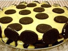 Torta mosaico de biscoito Negresco