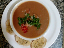 Caldo de feijão delicioso!!!