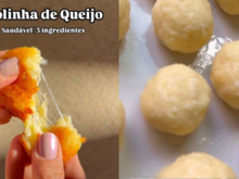 Bolinha de queijo com apenas 3 ingredientes na airfryer: o truque está em usar a geladeira no preparo