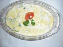 Chuchu ao molho branco