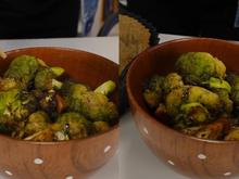 Brócolis Michelan? "Essa receita fácil e divina é do Rafa Costa e Silva, chef do Lasai, no Rio de janeiro. Ele faz na air fryer e me ensinou", conta Patrícia Ferraz, Jornalista especializada em gastronomia