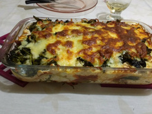 Lasanha de brócolis com ricota