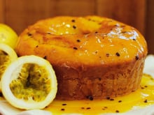 Bolo de maracujá sem glúten