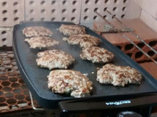 Hambúrguer caseiro