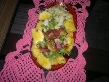 Picanha de sol com mandioca