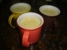 Bebida de milho quente