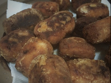 Calabresa com recheio de ovo de codorna