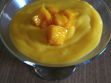 Mousse refrescante de manga