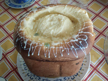 Panetone de máquina de pão