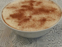 Arroz doce com leite de coco