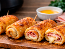 Rolinho de misto-quente na airfryer: receita fácil para um café da manhã diferenciado