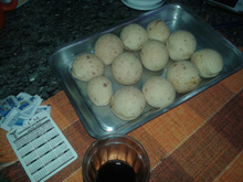Pão de queijo light