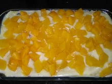 Pavê de panetone e frutas