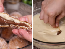 Bolinho de chuva recheado de brigadeiro: receita fácil que vai te surpreender a cada mordida