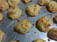 Bolinho de salmão