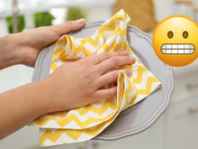 Ninguém faz, mas essa é a verdadeira frequência com que você deve trocar os panos de prato